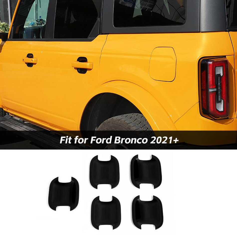 For 2021+ Ford Bronco 4-Door Exterior Door Handle Bowl Panel Cover Trim Bezel