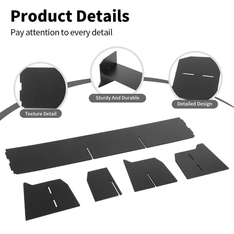 For 2021+ Ford F150 Co-pilot Glove Box Storage Insert Divider Trim