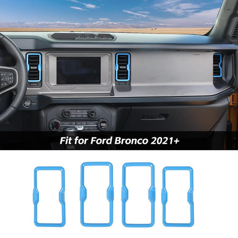 Air Conditioner Vent Outlet Decor Frame Trim Covers For Ford Bronco 2021+ Accessories | CheroCar