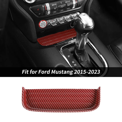 For 2015-2023 Ford Mustang Gear Shift Panel Front Storage Slot Cover Trim