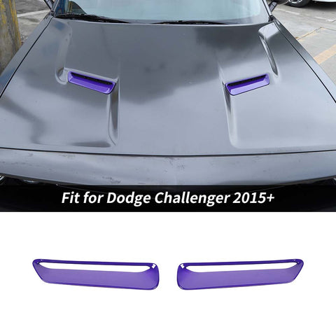 Hood Scoop Air Vent Ring Trim Decor Cover for Dodge Challenger SXT 2015+ Accessories｜CheroCar