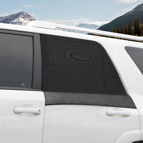 For 2010+ Toyota 4Runner/2011+ Dodge Durango Rear Window Sun Shade Breathable Mesh Side Window Screens