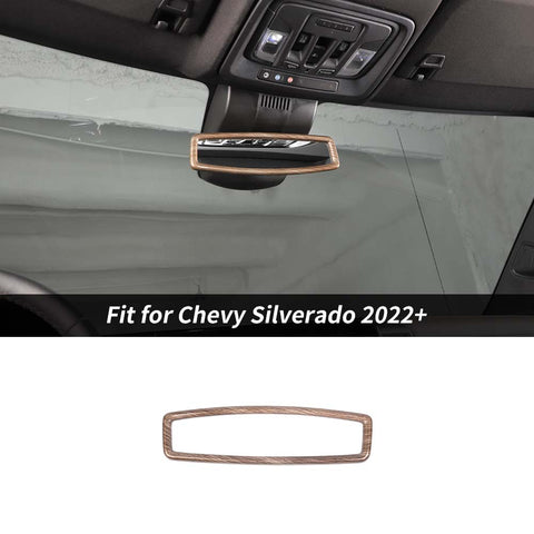 Interior Rearview Mirror Cover Trim Bezel For Chevy Silverado 2022+ Accessories | CheroCar