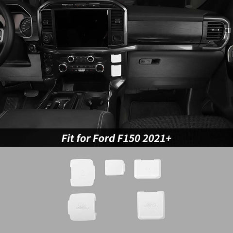 5 x Interior Control Power Socket Cover Trim For Ford F150 2021+ Accessories | CheroCar