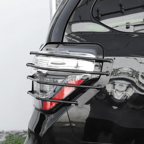 For 2014-2023 Toyota 4Runner Black Rear Tail Light Guard Cover Protect Trim