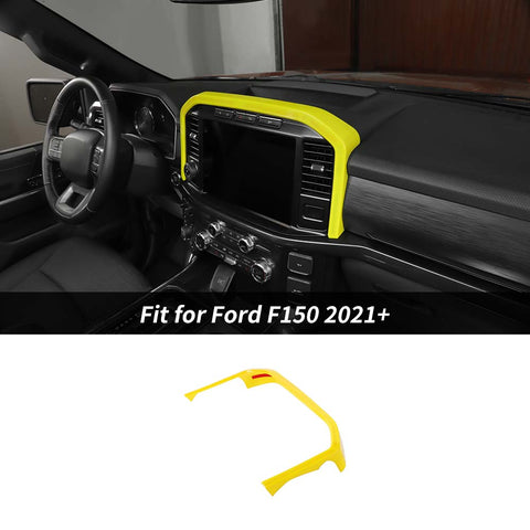 Central Control Navigation Cover Trim Frame For Ford F150 2021+ Accessories | CheroCar