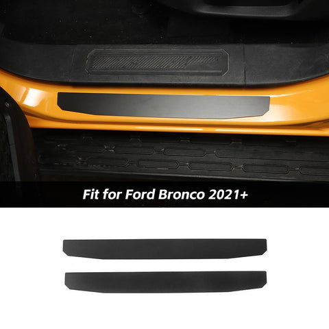 Outer Door Sill Plate Scuff Cover Guard For Ford Bronco 2021+ 2-Door Accessories | CheroCar