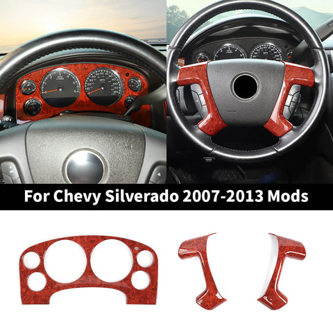 For 2007-2013 Chevy Avalanche/Suburban/Tahoe/Siverado/GMC-YUKON/SIERRA Steering Wheel/Instrument Panel Trim Cover Kit