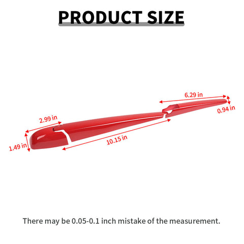 For 2011+ Dodge Durango Rear Window Rain Arm Wiper Decor Cover Trim