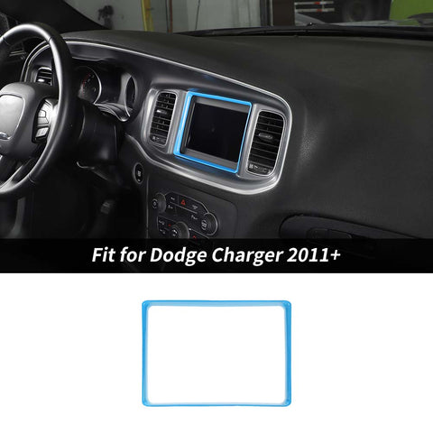 GPS Navigation Screen Frame Trim Bezels For Dodge Charger 2011+ Accessories | CheroCar