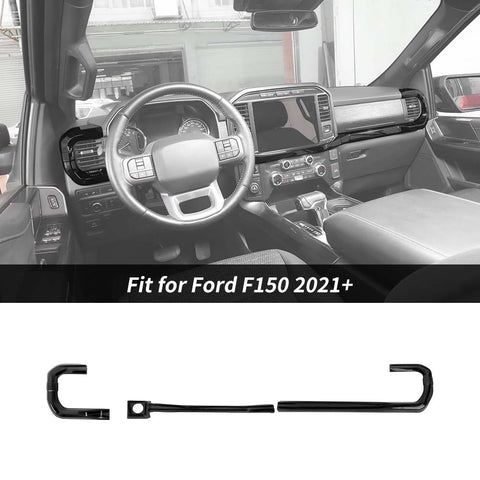 Center Console Dash Decor Strips Trim For Ford F150 2021+｜CheroCar