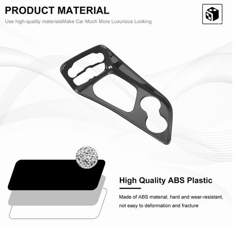 For 2015+ Dodge Challenger 9x Car Interior Dashboard Gear Panel Decor Cover Trim Kit Accessories