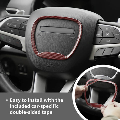 For 2014-2020 Dodge Durango Interior Center Console Dash Set Decor Cover Trims Kit