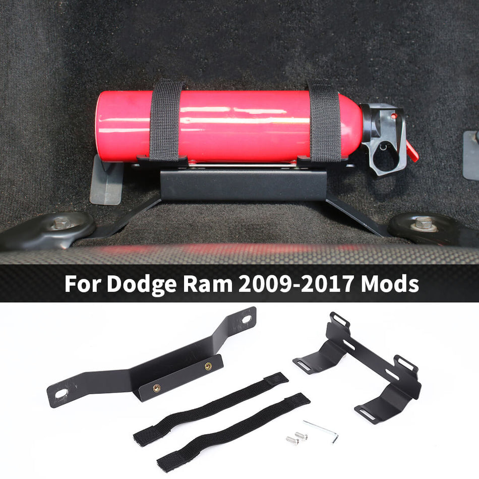 For 2009-2017 Dodge RAM Front Under Seat Fire Extinguisher Mount Bracket Holder Accessories