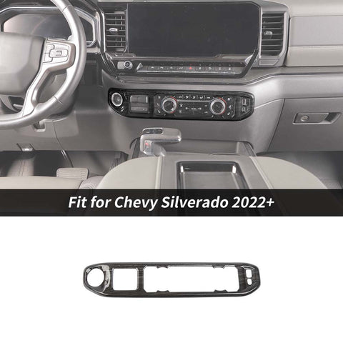 Center Console AC Switch Control Cover Trim For Chevy Silverado 2022+ Accessories | CheroCar