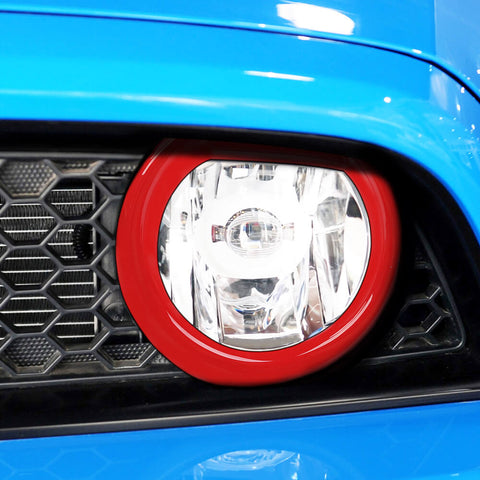 For 2010-2014 Ford Mustang Front Bumper Grille Light Trim Cover Decoration