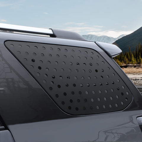 For 2010-2023 Toyota 4Runner Rear Triangular Window Glass Plate Trim Decor Cover Bezels