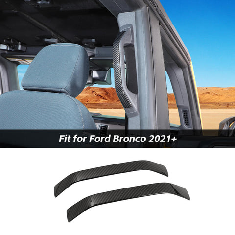 B Pillar Grab Handle Cover Decor Trim For Ford Bronco 2021+ 4-Door Accessories | CheroCar