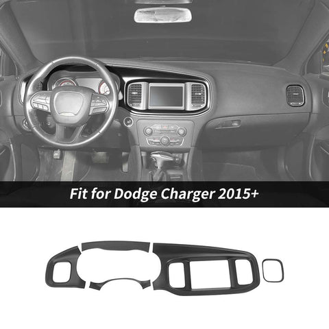 8.4 inches Console Dashboard Panel Cover Trim for Dodge Charger 2015+｜CheroCar