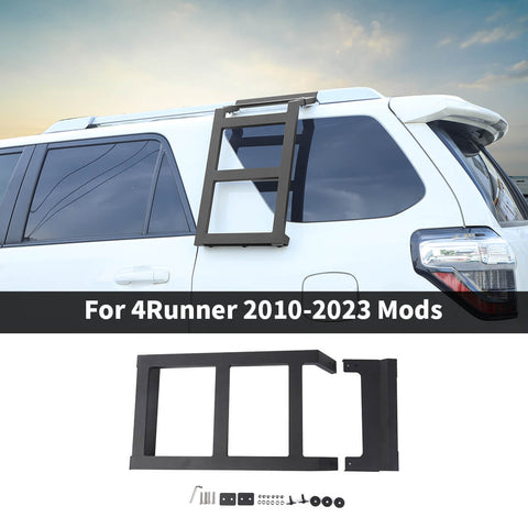 For 2010-2023 4Runner Rear Window Climbing Roof Rack Ladder Accessories