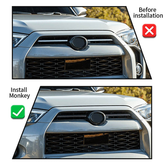 For 2020-2023 Toyota 4Runner Front Middle Grille Center Grille Inserts Cover Trim