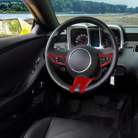 For 2010-2011 Chevy Camaro Center Console Steering Wheel Cover Trim Decor