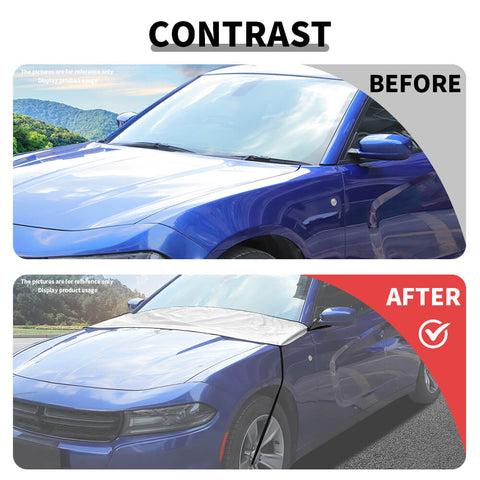 For Universal Car Front Engine Hood Rear Tailgate Dust Cover