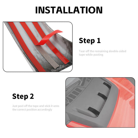 For 2021+ Ford F150 Raptor Hood Scoop Air Vent Cover Trim Decor