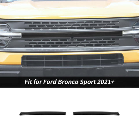 Front Grille Grill Inserts Cover Trim Strips For Ford Bronco Sport 2021+ Accessories | CheroCar