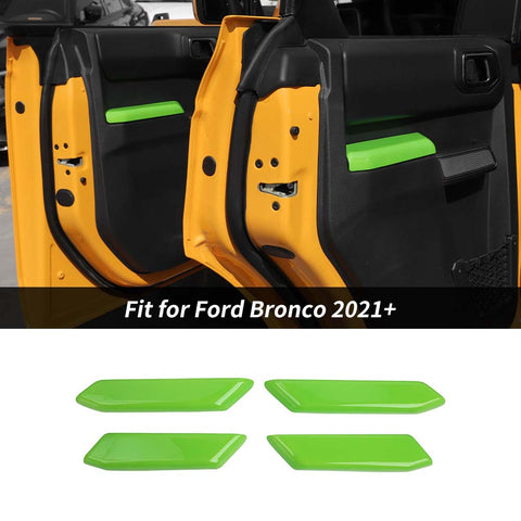 For 2021+ Ford Bronco 4-Door Interior Door Armrest Handle Panel Trim Cover