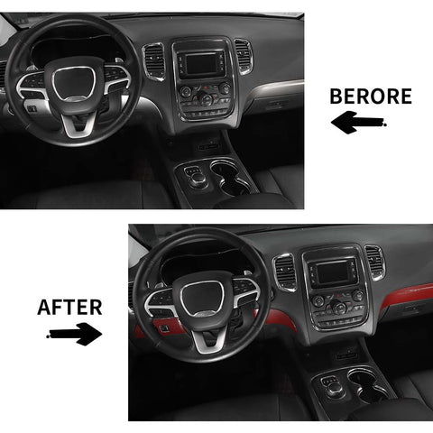 Center Console Panel Cover Trim Bezel For Dodge Durango 2014-2020 Accessories | CheroCar