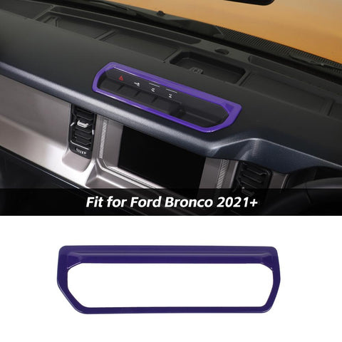 Front Differential Control Switch Panel Trim Decor Cover For Ford Bronco 2021+ Accessories | CheroCar