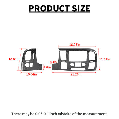 For 2007-2013 Chevy Silverado/GMC SIERRA Center Console Vent Dash Trim Cover