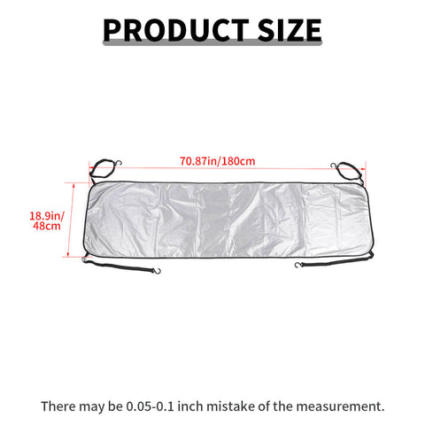 For Universal Car Front Engine Hood Rear Tailgate Dust Cover