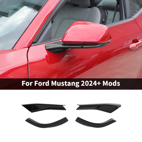 For 2024+ Ford Mustang Side Mirror Arm Base Panel Decor Cover Trim