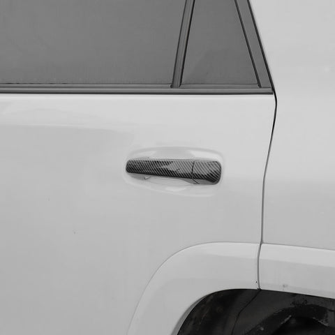 For 2010-2024 Toyota 4Runner Door Handle Trim Decor Cover With Smart Key Holes