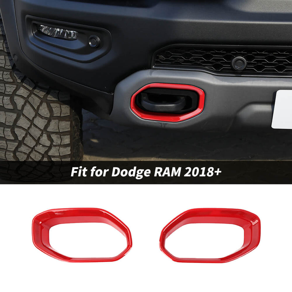 For 2018+ Dodge Ram TRX Front Bumper Trailer Towing Hook Decor Trim
