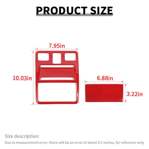 For 2024+ Ford Mustang Front Top Roof Reading Light Panel Bezel Cover Trim Decor