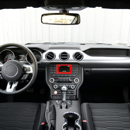 For 2015-2023 Ford Mustang Navigation GPS Small Screen Frame Trim Cover Bezels