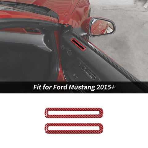 Car Door Air Vent Outlet Trim Sticker For Ford Mustang 2015+ Accessories | CheroCar