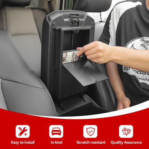 For 2010-2023 4Runner Center Console Armrest Box Hidden Storage Box Accessories