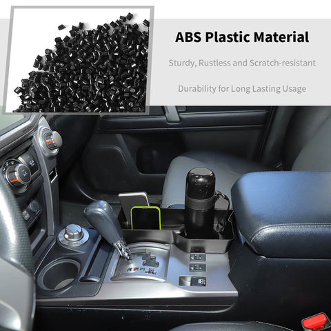 For 2010-2023 4Runner Center Console Gear Shift Side Storage Box Organizer