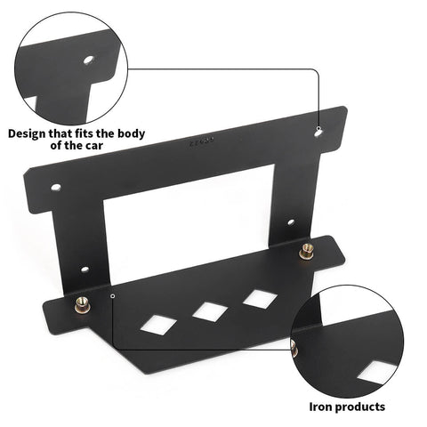 For 2024+ Ford Mustang Front License Plate Frame License Mount Holder