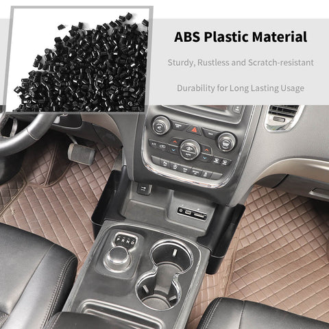 For 2014-2020 Dodge Durango Center Console Gear Shift Storage Box Organizer Tray