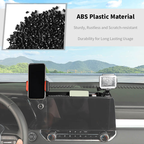 For 2023+ Chevy Colorado/GMC-CANYON Center Console Multi-functional Dashboard Phone Holder Storage Box