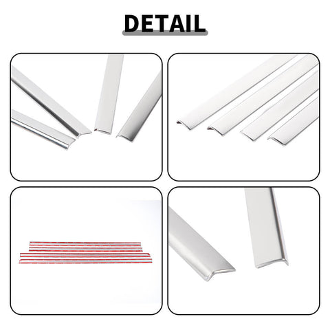 For 2018+ Dodge RAM 1500 Car Window Sills Decor Bars Trims Strip Moldings