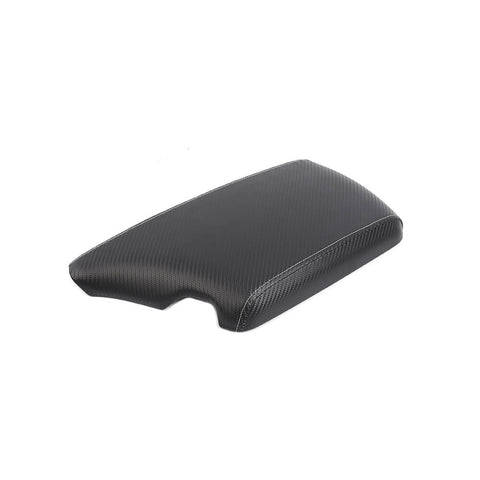 For 2015+ Dodge Challenger Leather Center Armrest Box Panel Cover Trim