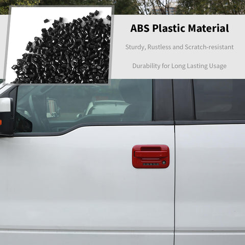 For 2009-2014 Ford F150 Raptor Exterior Outer Door Handle Bowl Cover Trim