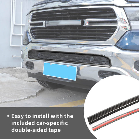 For 2018+ Dodge RAM Front Bumper Grille Cover Trim Decor Frame
