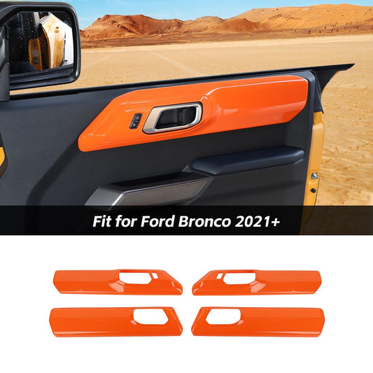 Interior Door handle Panel Shell Cover Trim For Ford Bronco 2021+ 4-Door Accessories | CheroCar